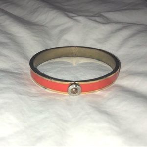 Henri Bendel Gold + Orange Cuff